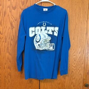 Indianapolis Colts Long Sleeve Tee - Royal Blue Team Graphic